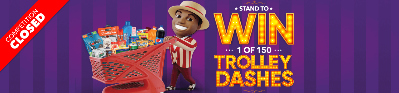 STAND TO WIN 1 OF 150 TROLLEY DASHES