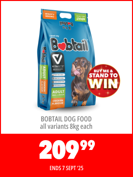 BOBTAIL DOG FOOD ALL VARIANTS 8kg each