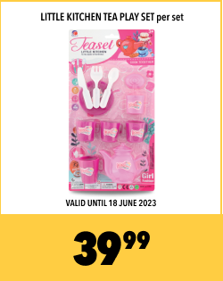 LITTLE KITCHEN TEA PLAY SET PER SET, 39,99
