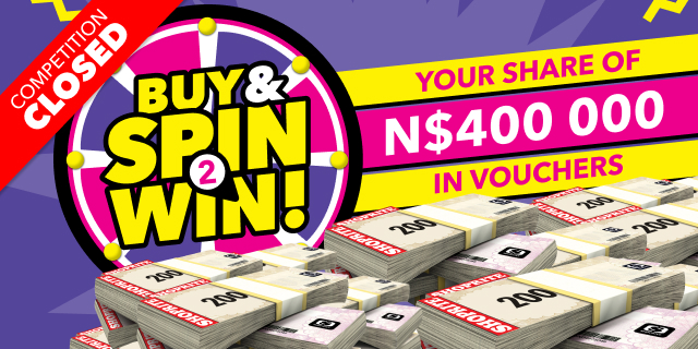 BUY & SPIN 2 WIN!