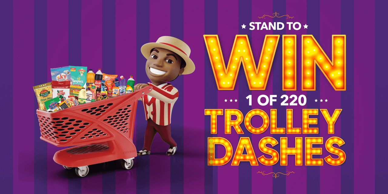Stand to win 1 of 220 Trolley Dashes