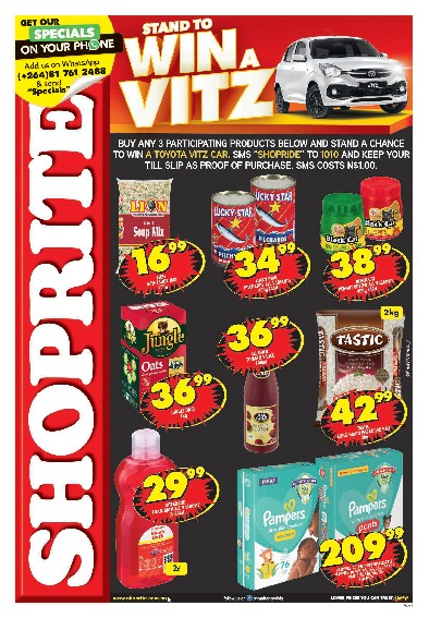 specials leaflet
