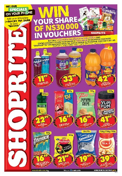 specials leaflet