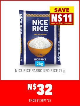 NICE RICE PARBOILED RICE 2kg